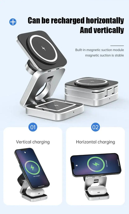 3 in 1 Wireless Charging Station